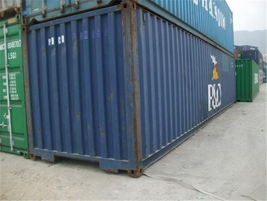 ประเทศจีน ตู้คอนเทนเนอร์สำหรับขนส่งสินค้าทางทะเลสีน้ำเงินมาตรฐานสากลตู้สินค้าแห้ง ผู้ผลิต