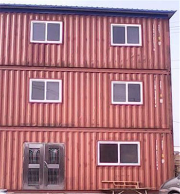 ประเทศจีน 20gp เหล็กแบบพกพา Prefab Container House สำหรับสำนักงานโรงแรม ผู้ผลิต