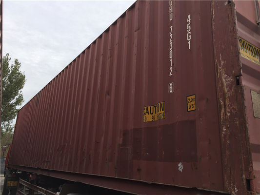 ประเทศจีน ใช้ขนาด 40 Ft Hc Shipping Container ขนาด OD 12.19m * 2.44m * 2.9m ผู้ผลิต