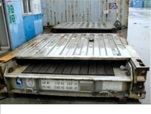 ประเทศจีน Flat Rack Shipping Container มาตรฐานสากลตู้แร็คแบน 20 ฟุต ผู้ผลิต